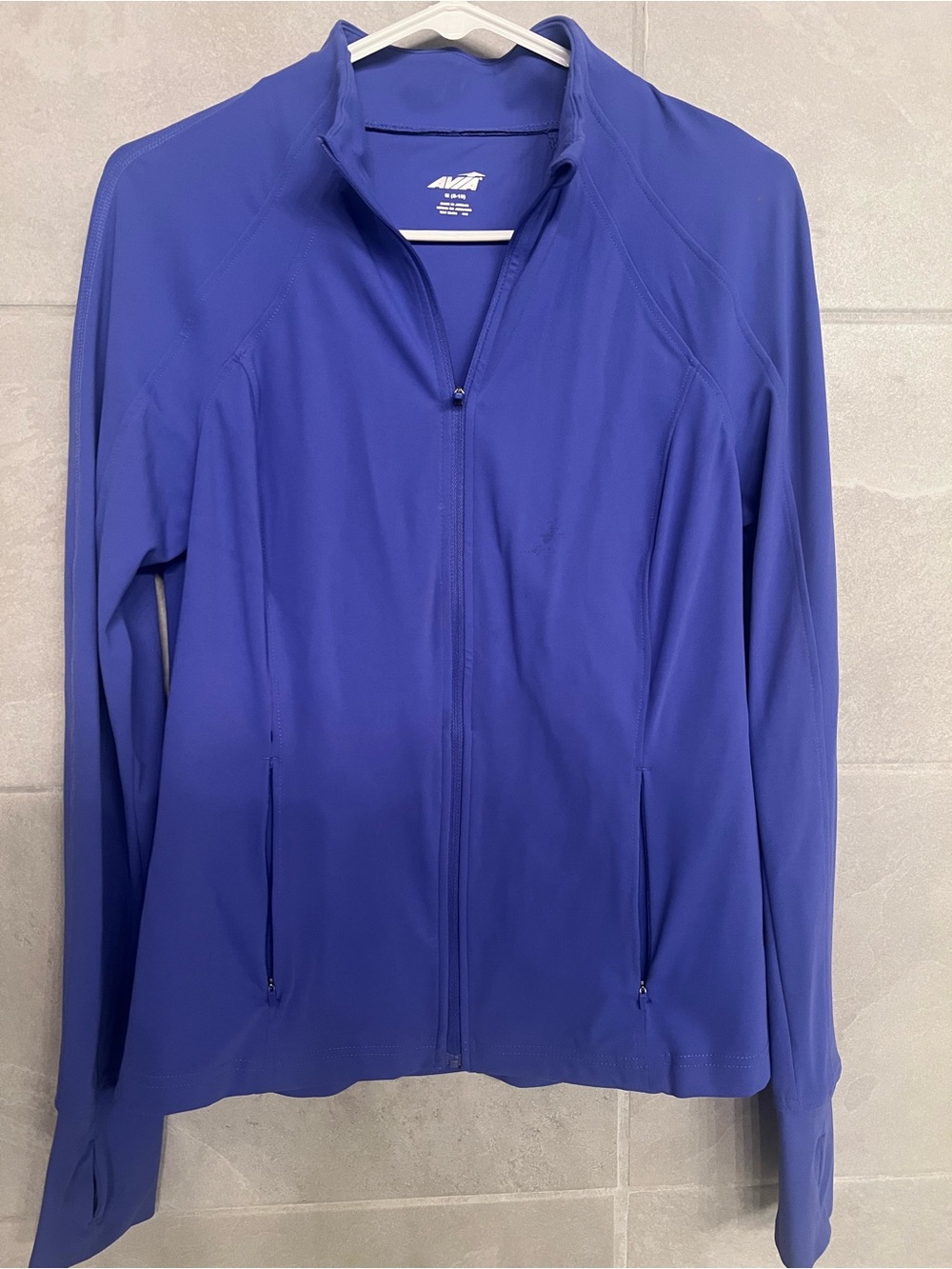 Avia Athletic Zip Jacket in Royal Purple